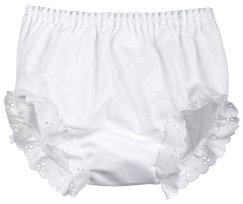 Batiste Diaper Cover with Eyelet Trim
