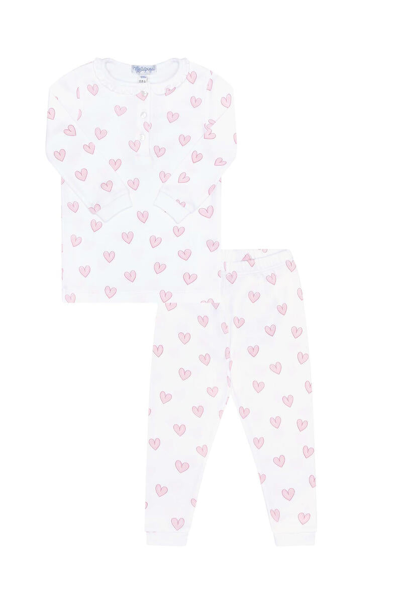 Pink Heart Print Pajama | Swaddle OKC