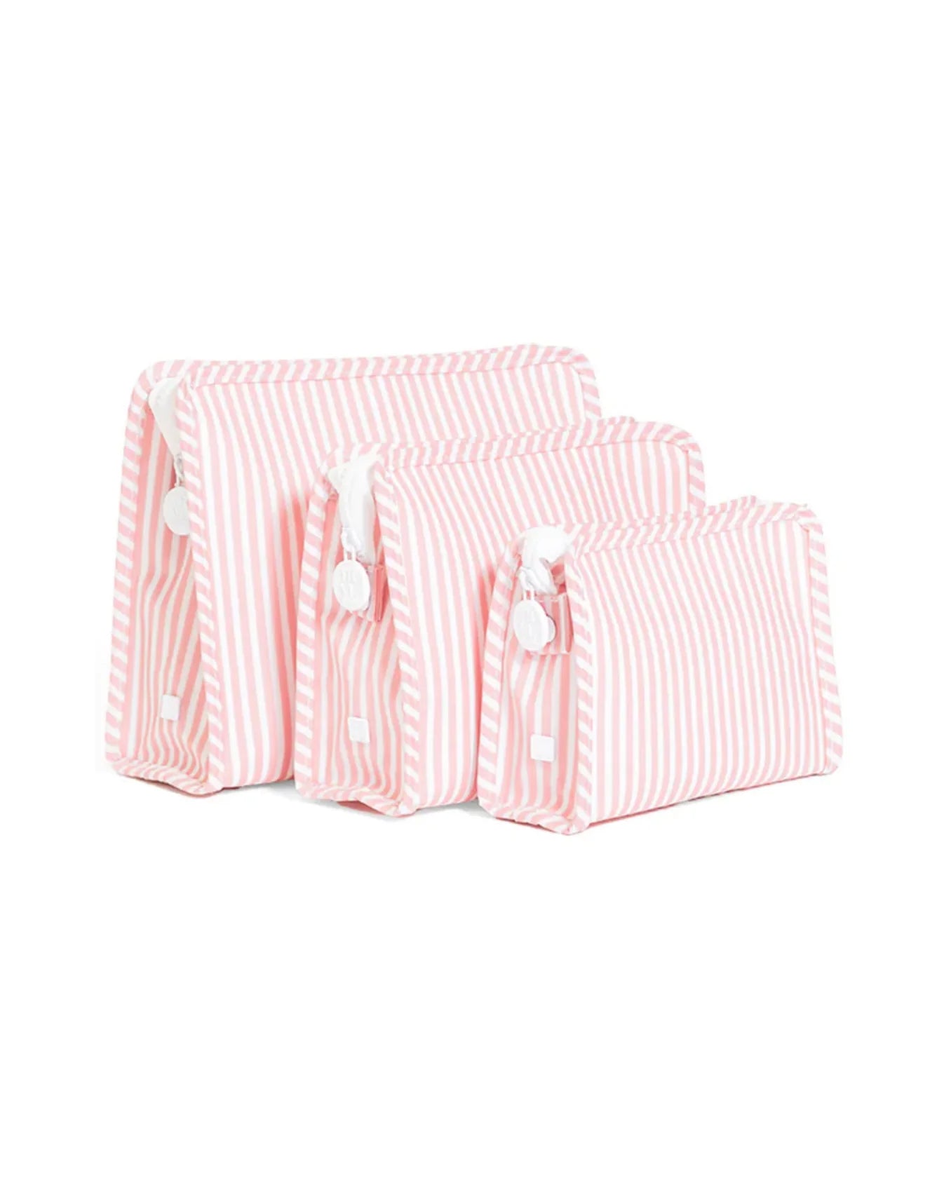 Roadie Zip Pouch- Pimlico Dusty Rose Stripe