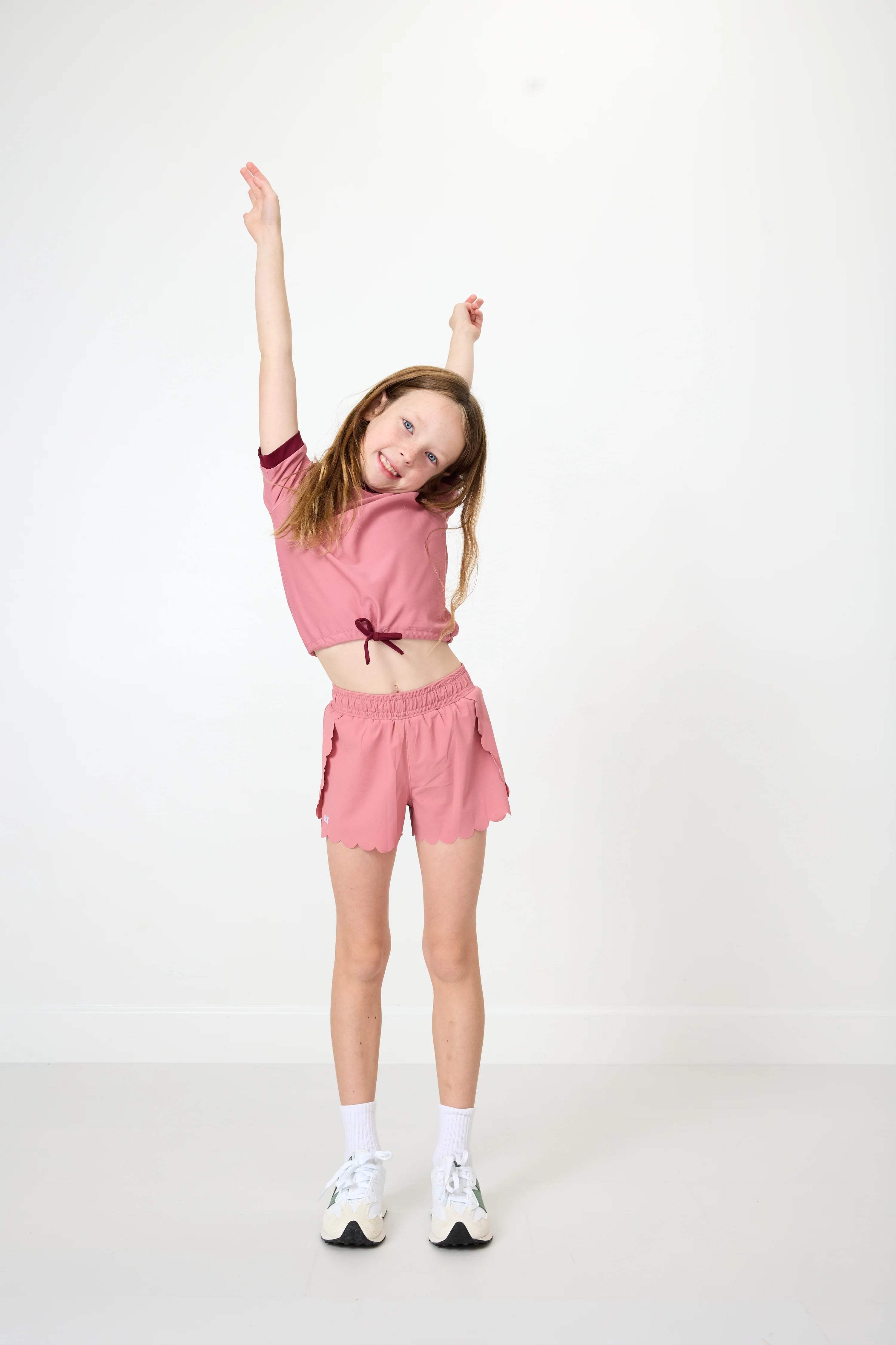 Dusty Pink/Maroon Dance Tee