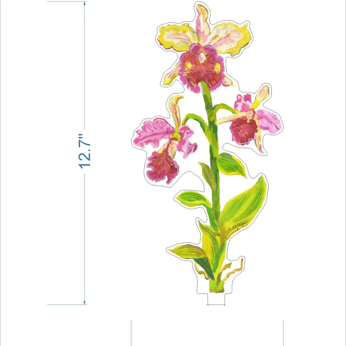 Acrylic Cattleya Orchid
