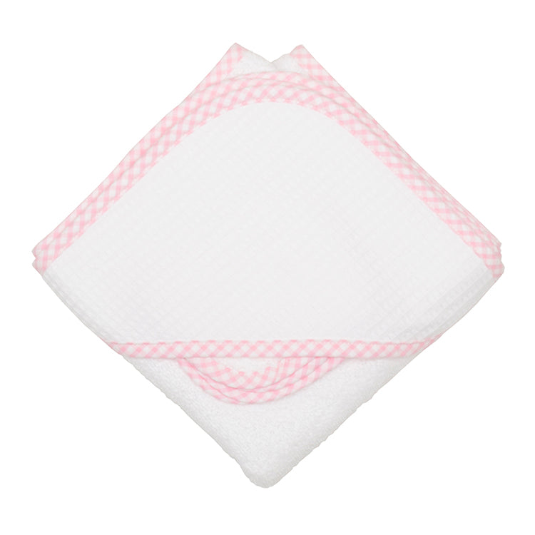 3 Marthas Blank Seersucker Hooded Towel Set