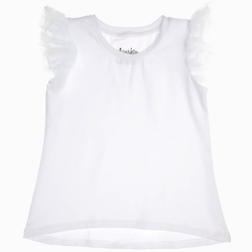 Tulle Ruffle Shirt