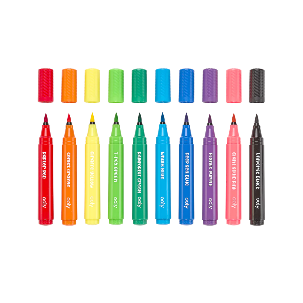 Ooly Bright Brush Markers