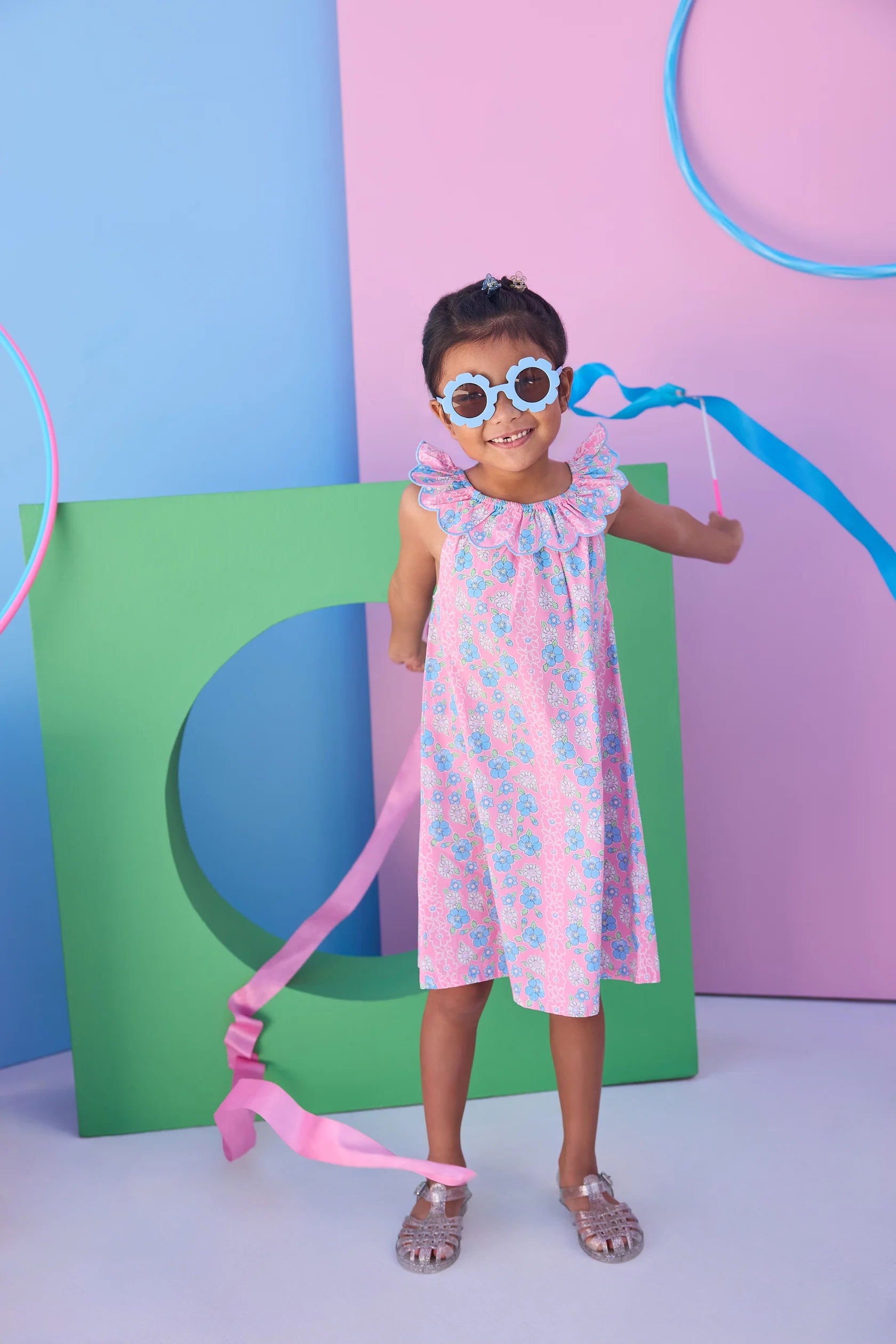 Flora Dress - Spring Marguerite Floral