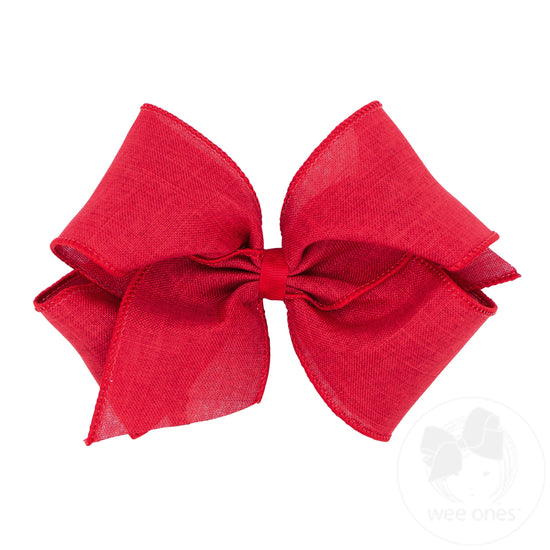 King Linen Girls Hair Bow