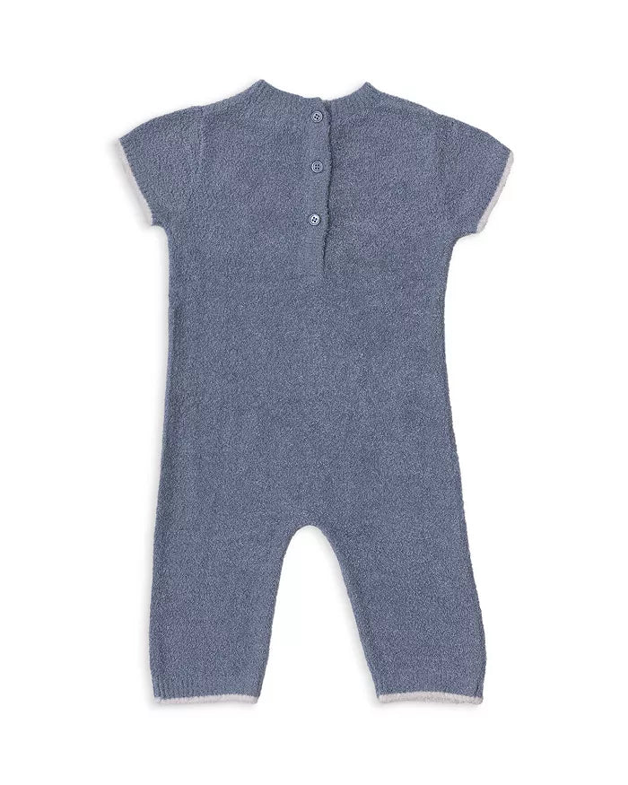 CozyChic Lite® Baby Fa La La Onesie- Blue Dusk