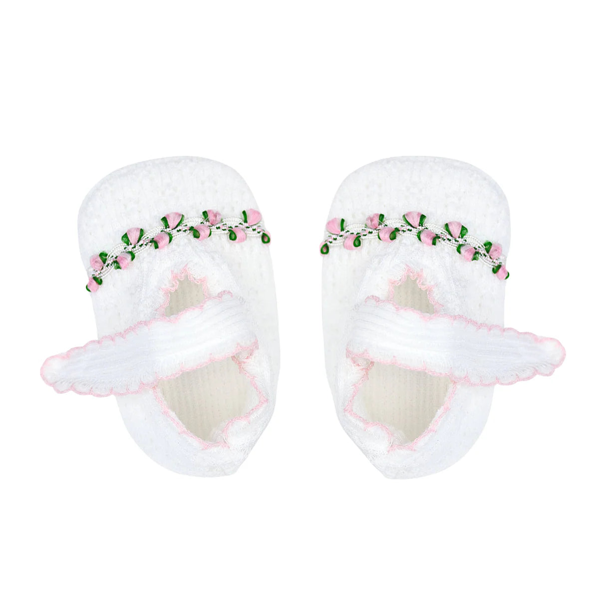Ruth Collection Knit Crib Shoes