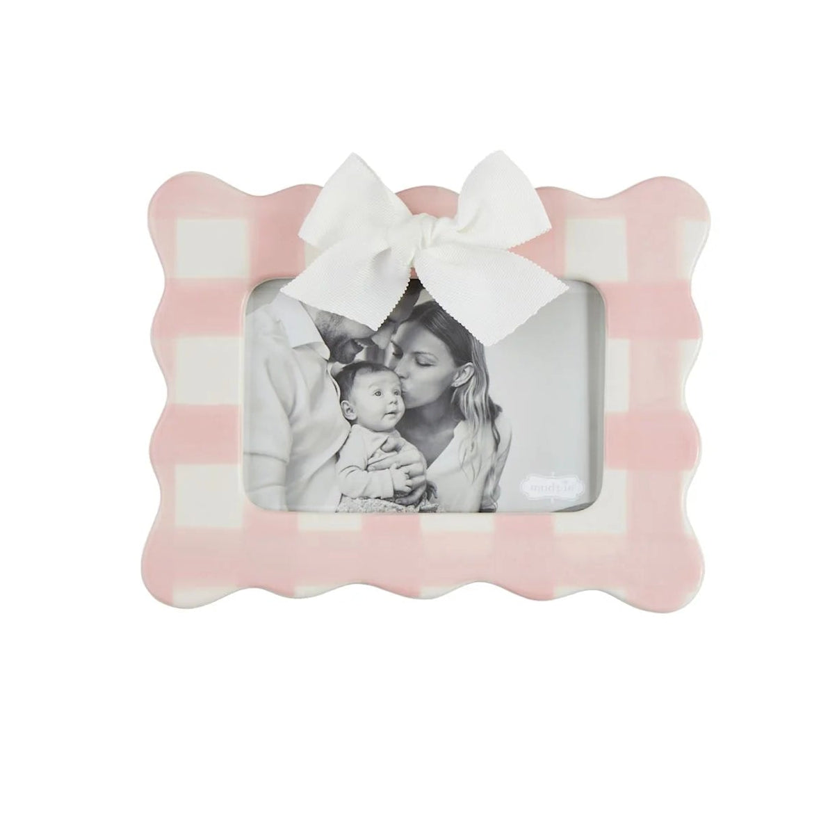 Pink Bow Picture Frame