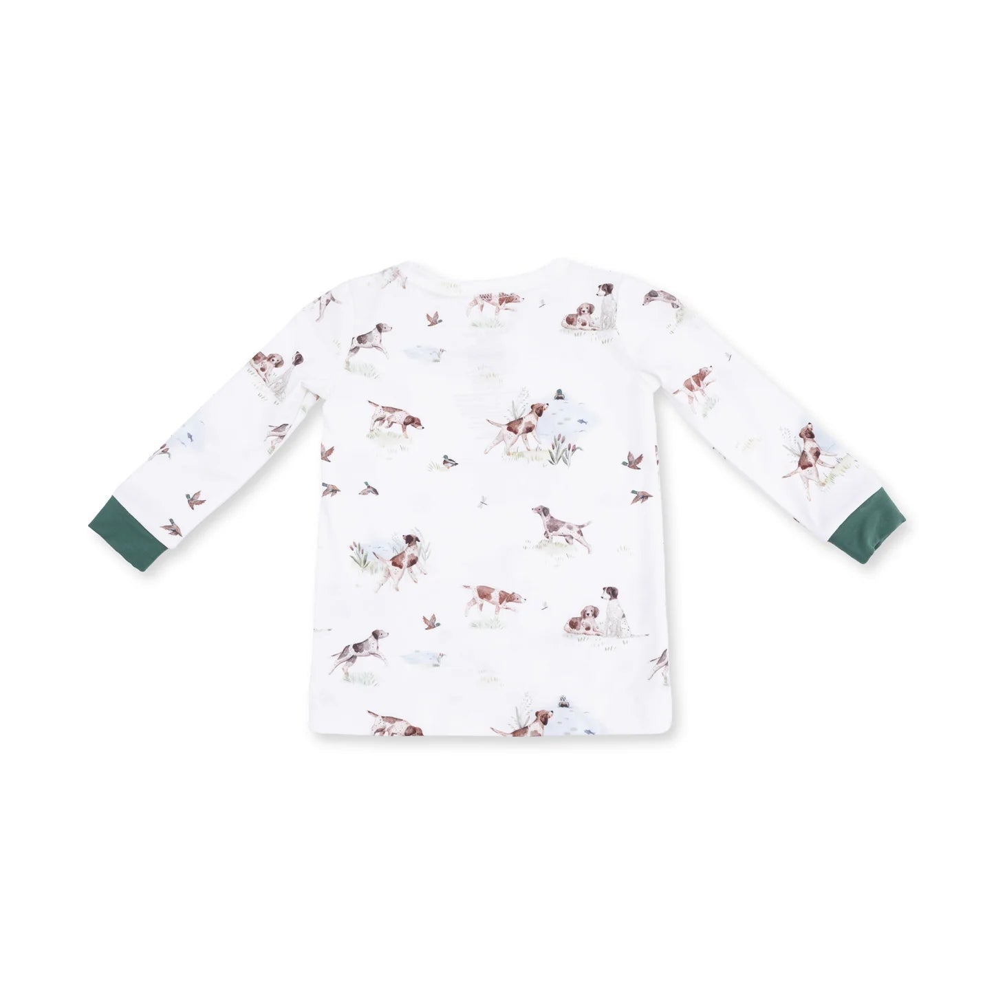 Long Sleeve Loungewear Set- Pointer Pups and Duck Buddies