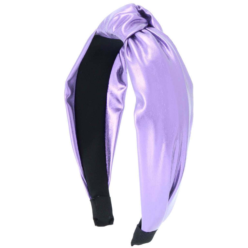 Metallic Top Knot Headband