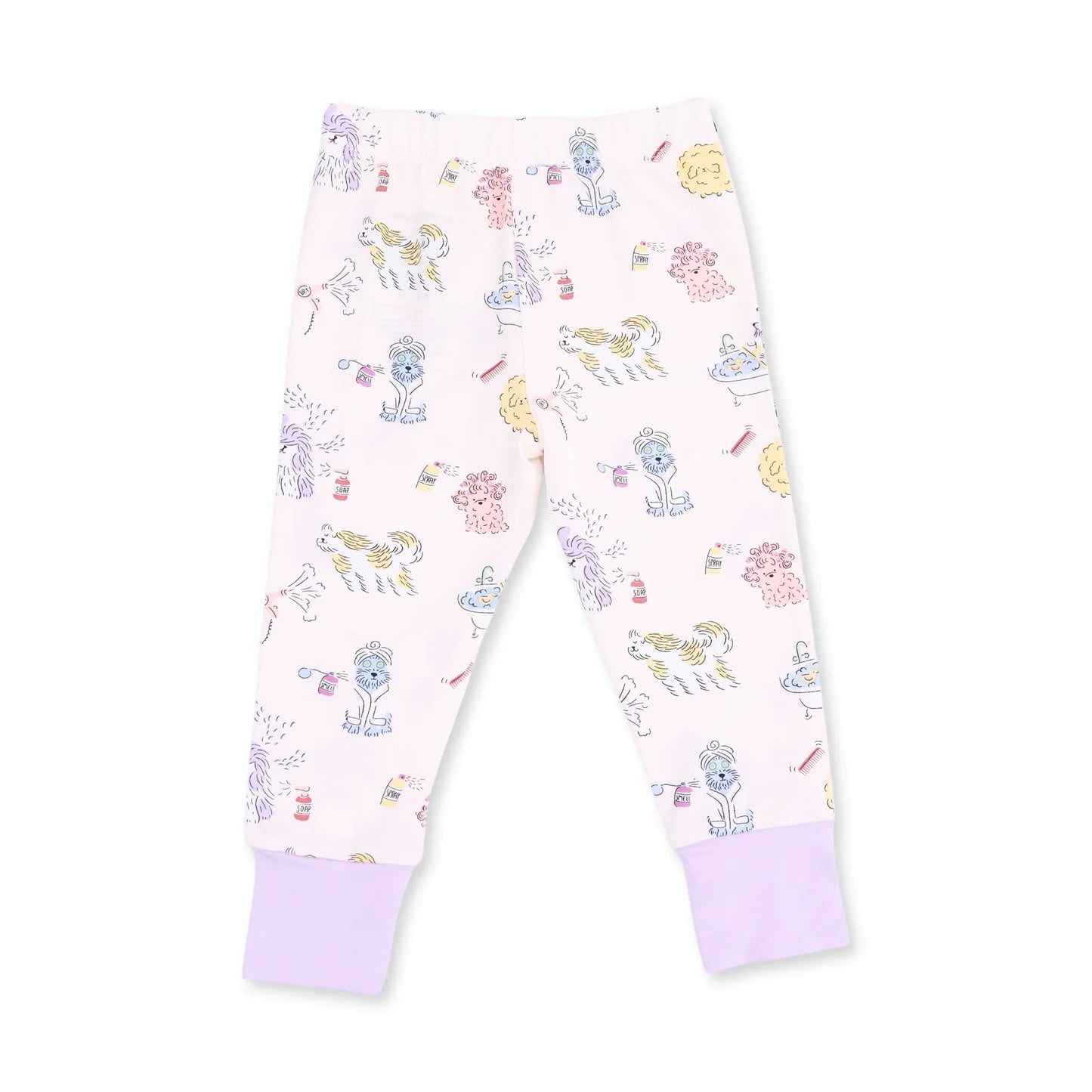 Short Sleeve Loungewear Set- Spa Dogs