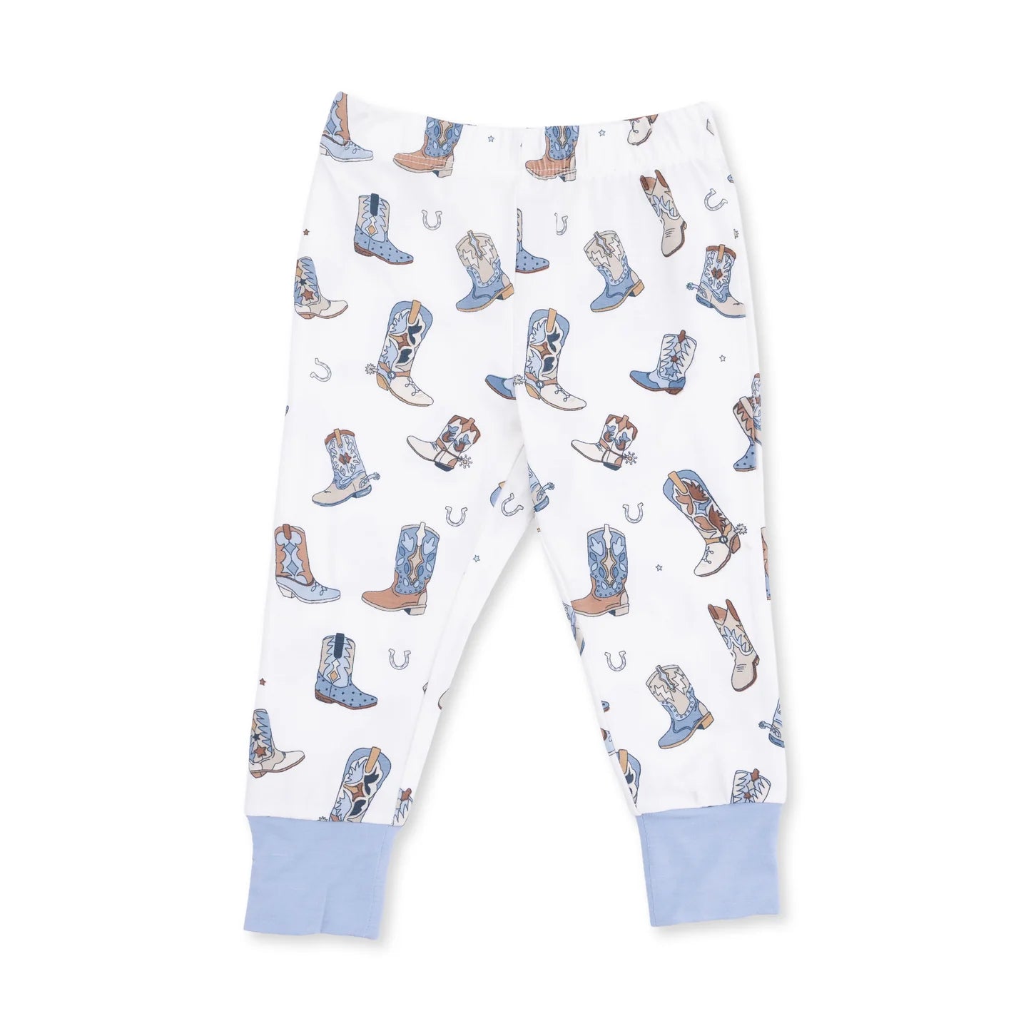 Short Sleeve Loungewear Set- Buckaroo Boots