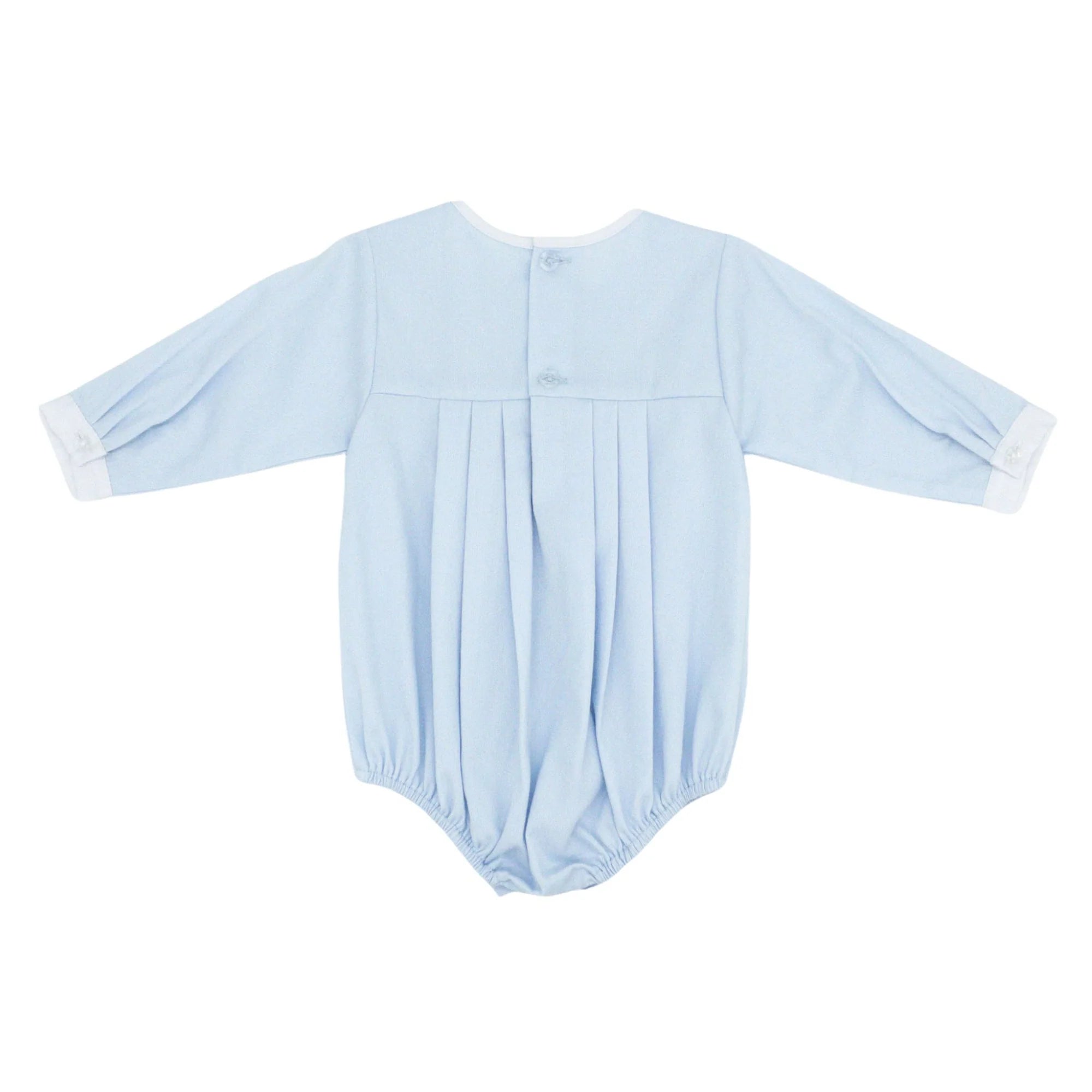 Pique Long-sleeve Bubble with Hand-embroidery - Horses