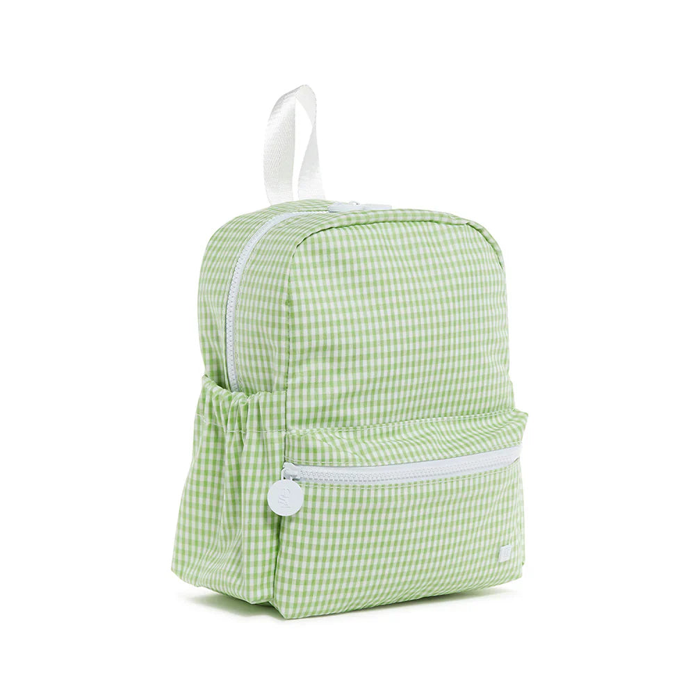 Leaf Gingham Mini Backpacker