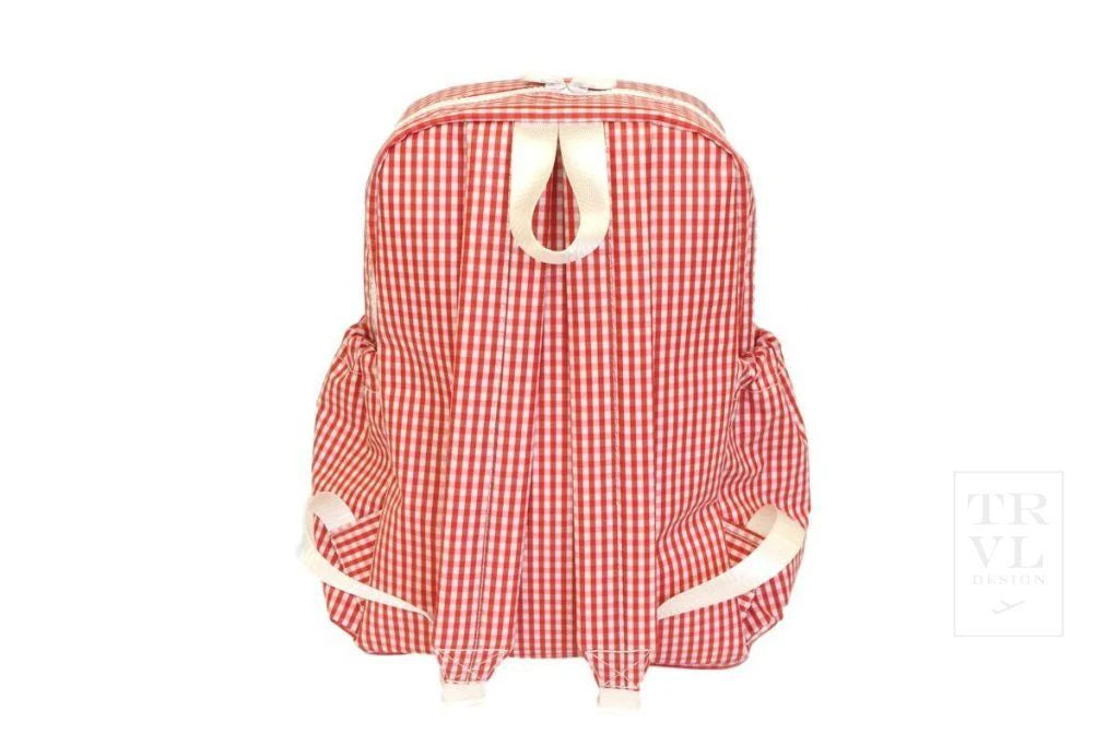 Backpacker- Red Ginhgam