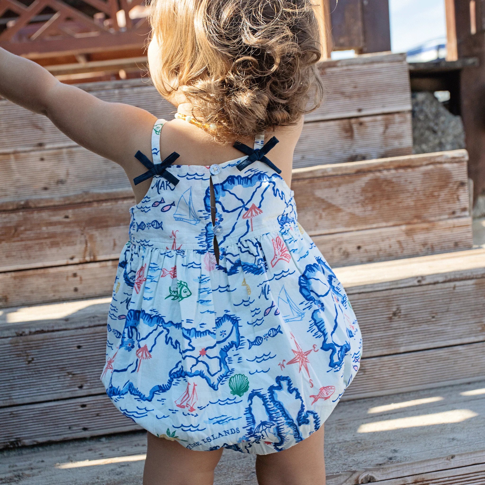 baby girls tia bubble- island map