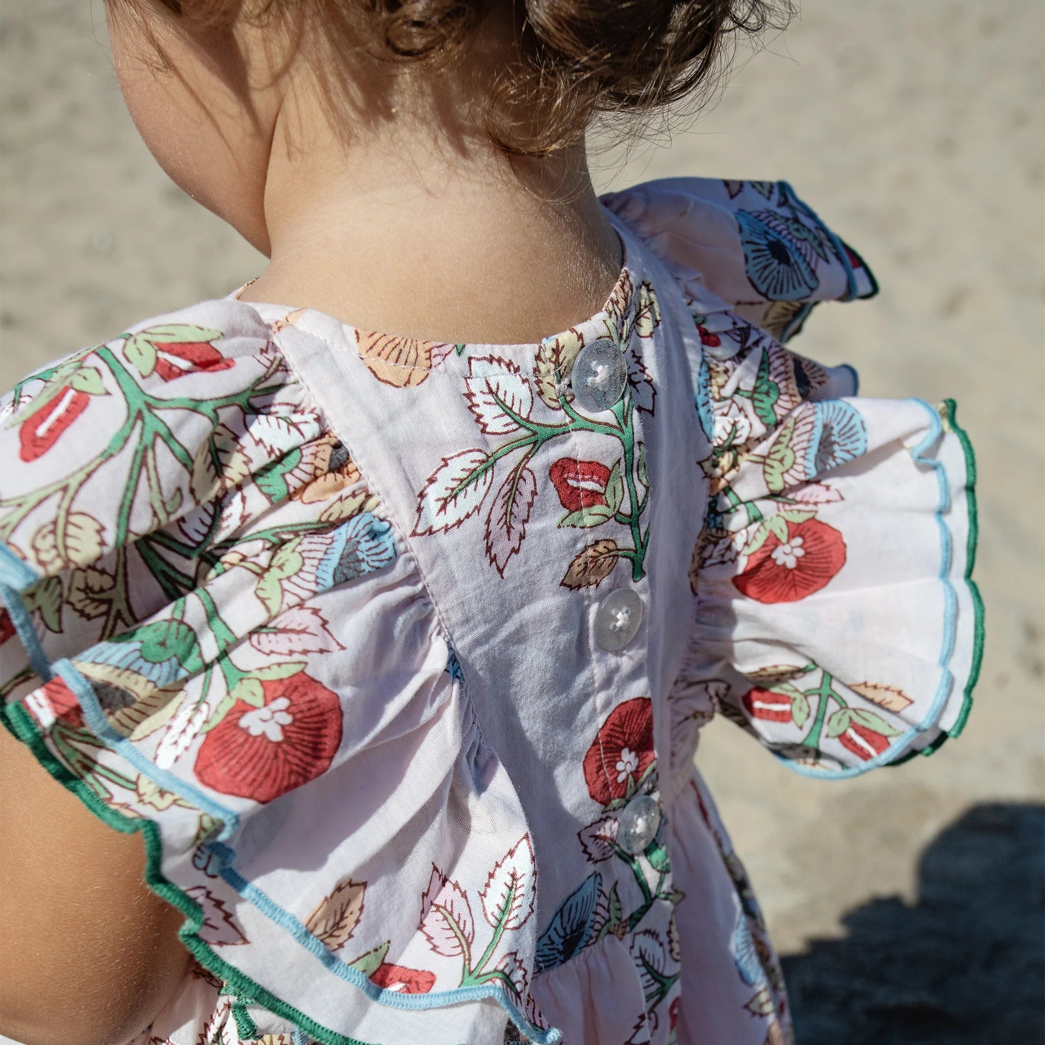 baby girls raphaela dress set- multi bouquet floral