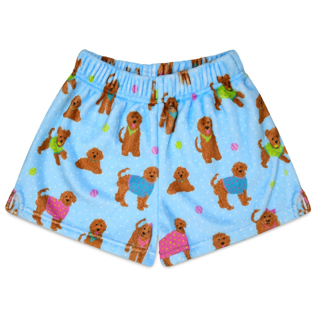 Babyhug Shorts Puppy Print Pack of 2 - Navy White - NB White