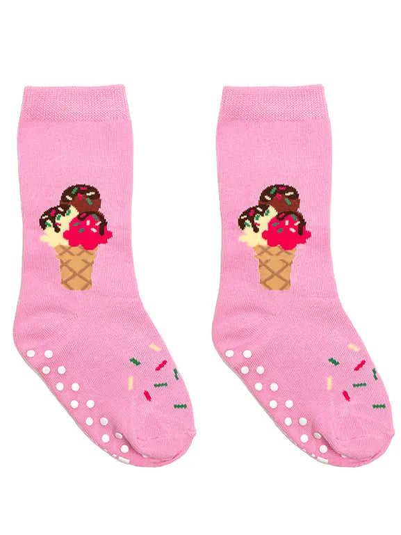 Crew Socks Kids - Ice Cream Cone W/Sprinkles