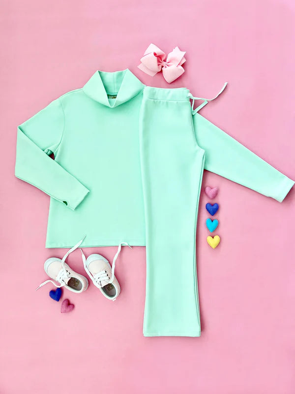 Prepletic Finley Funnel Sweatshirt- Sea Island Seafoam