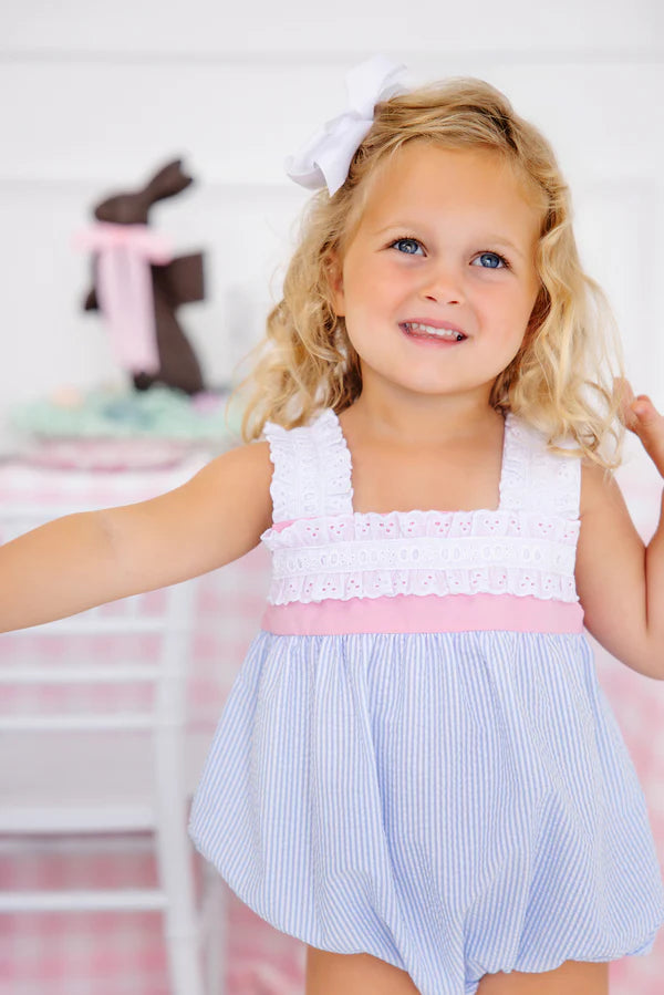 Babs Bubble- Breakers Blue Seersucker