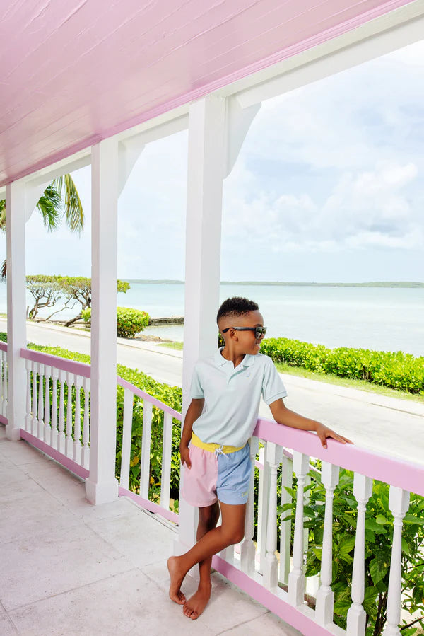 Prim & Proper Polo- Sea Island Sea Foam