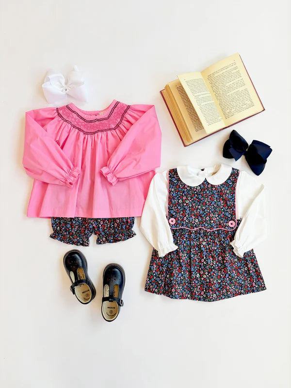 Brady Button In Dress- Fairfax Farm Floral