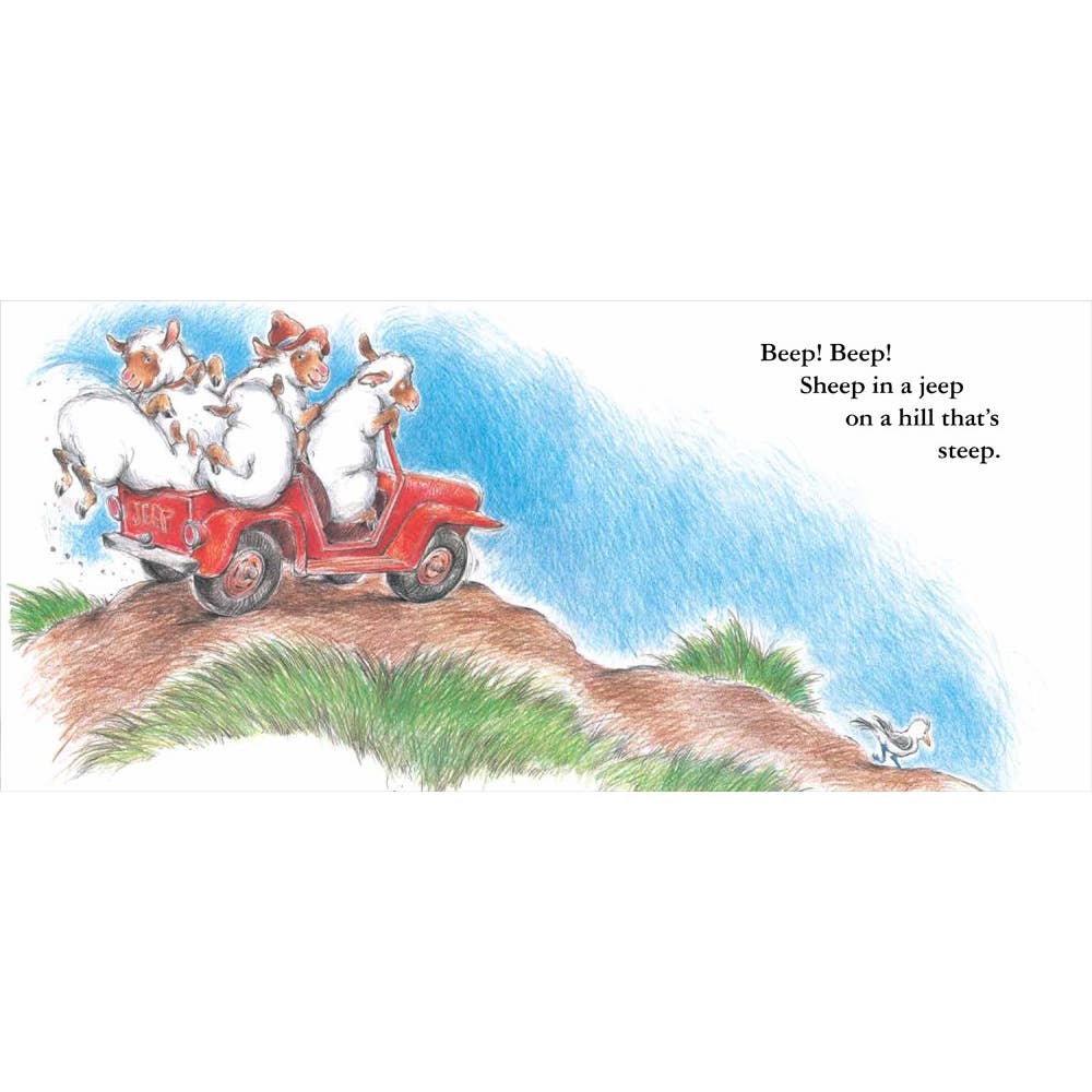 Sheep in A Jeep Board Book