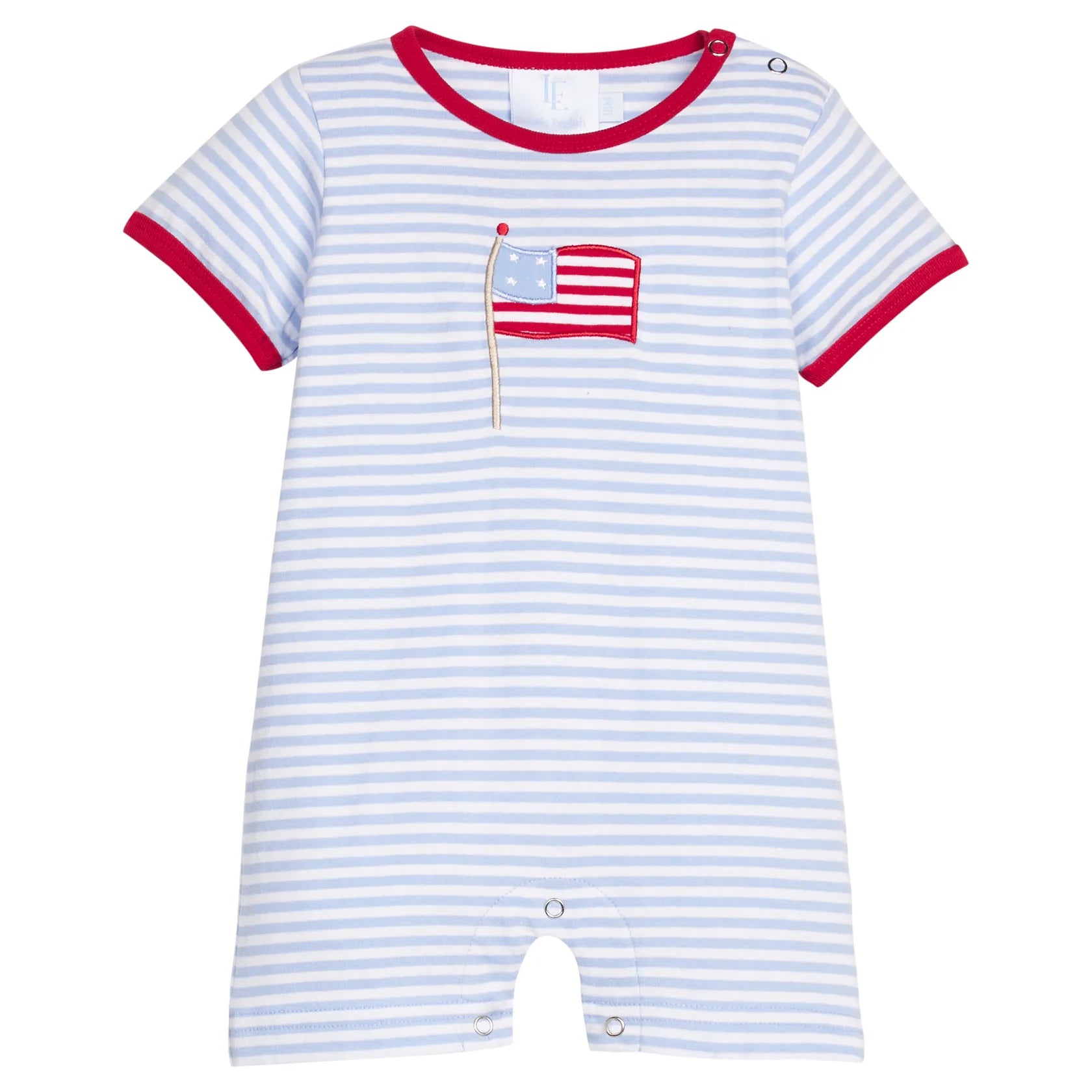 Applique Romper- Flag