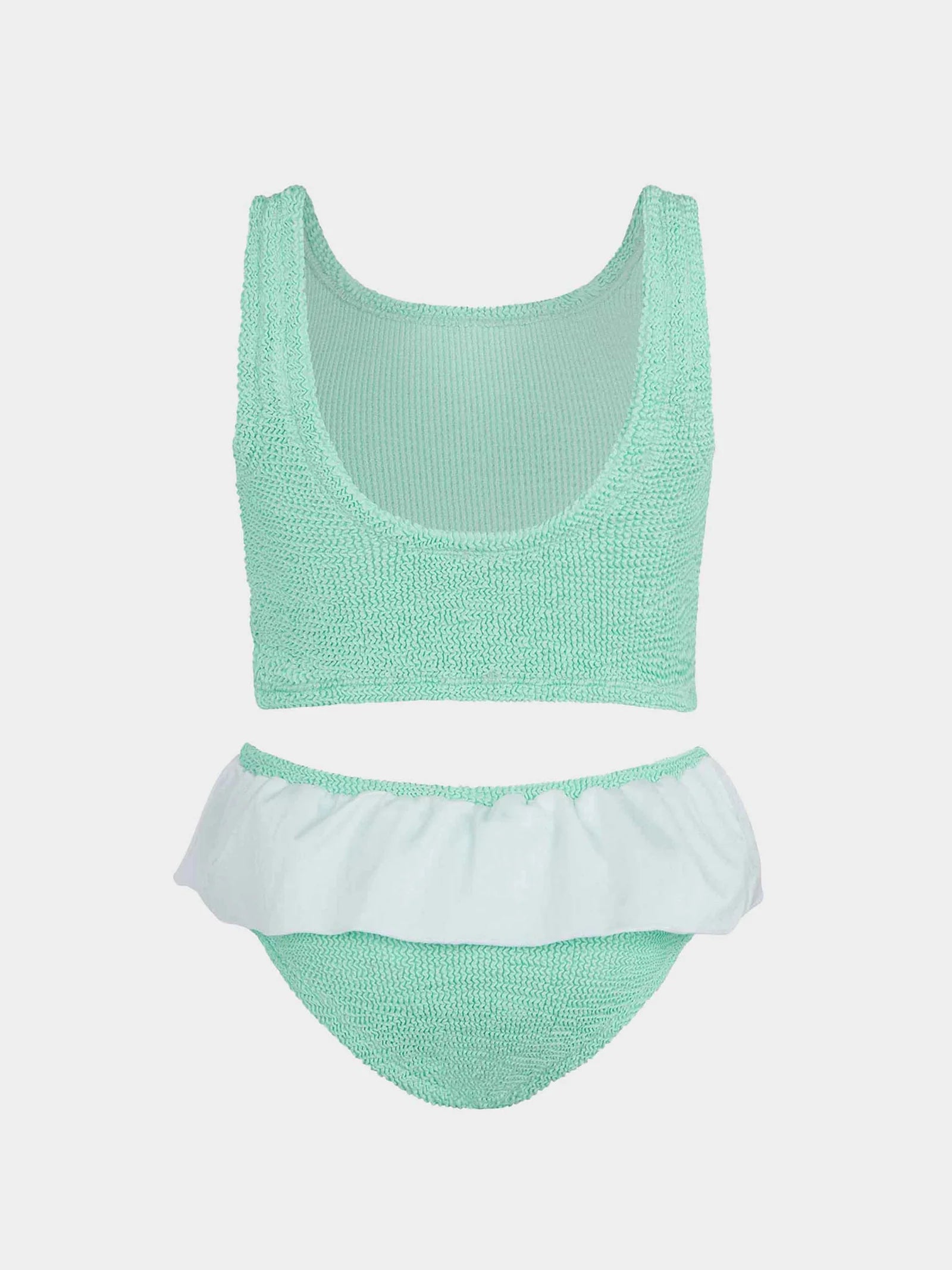 Kids Olive Bikini Metallic Mint