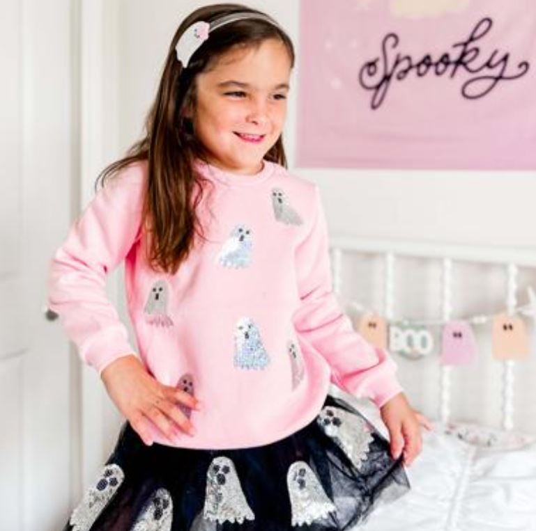 Sparkle Ghosts Sweatshirt