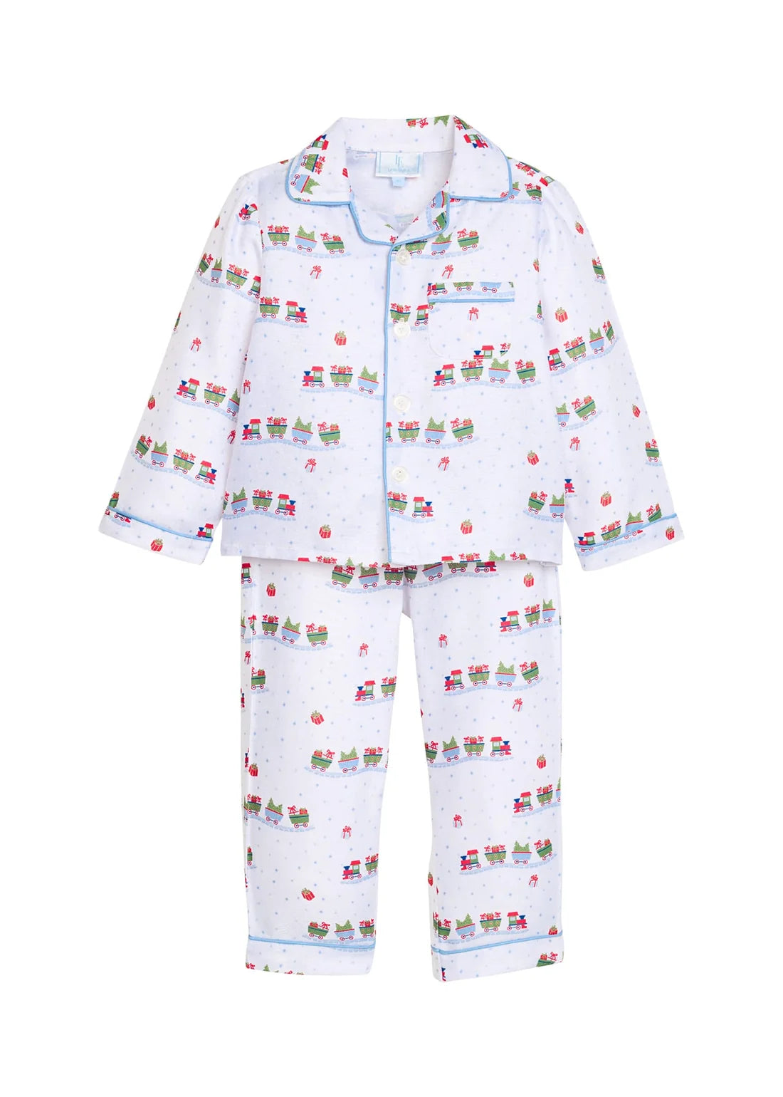 Classic Pajama Set- Holiday Trains