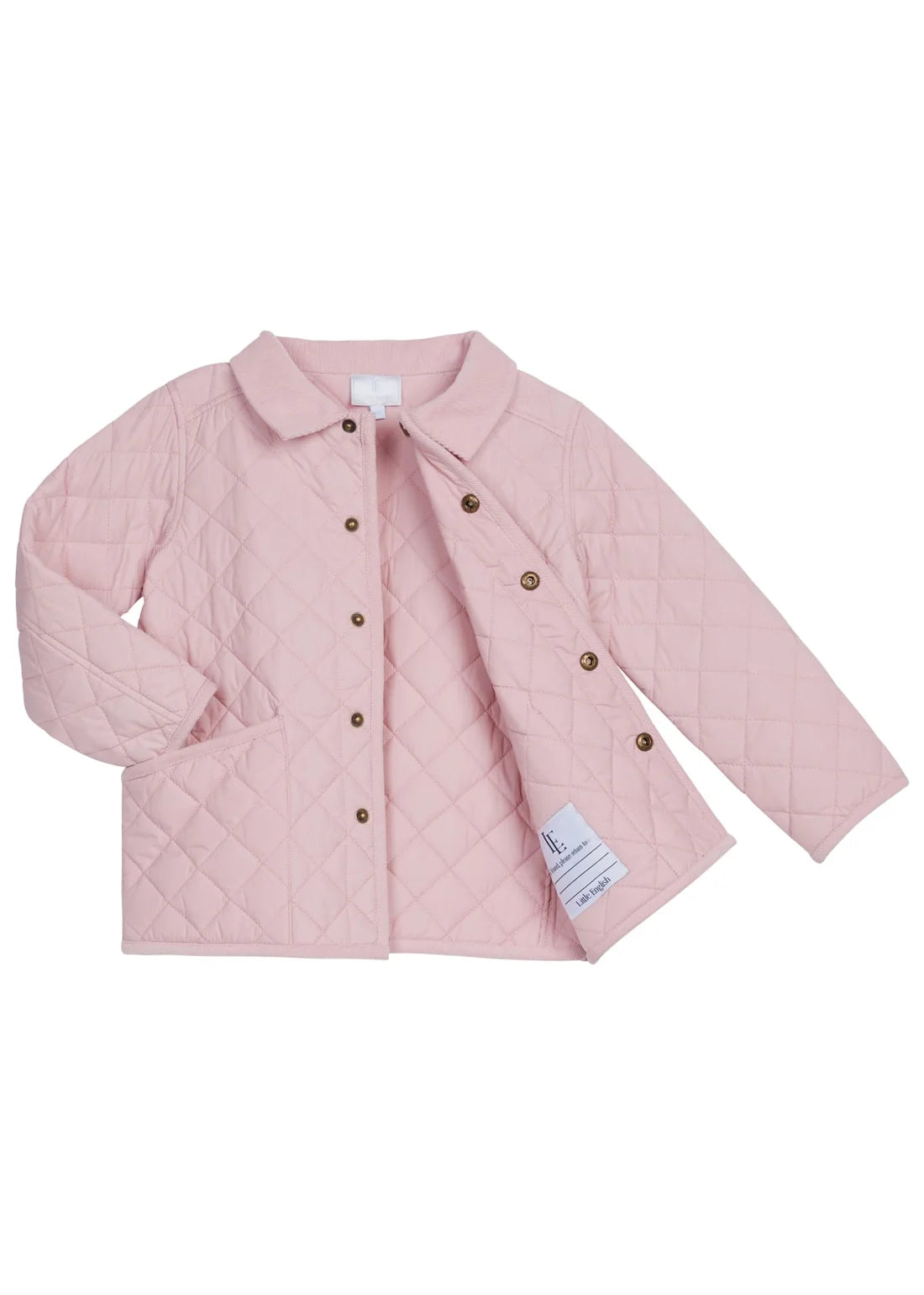 Classic Quilted Jacket- Light Pink