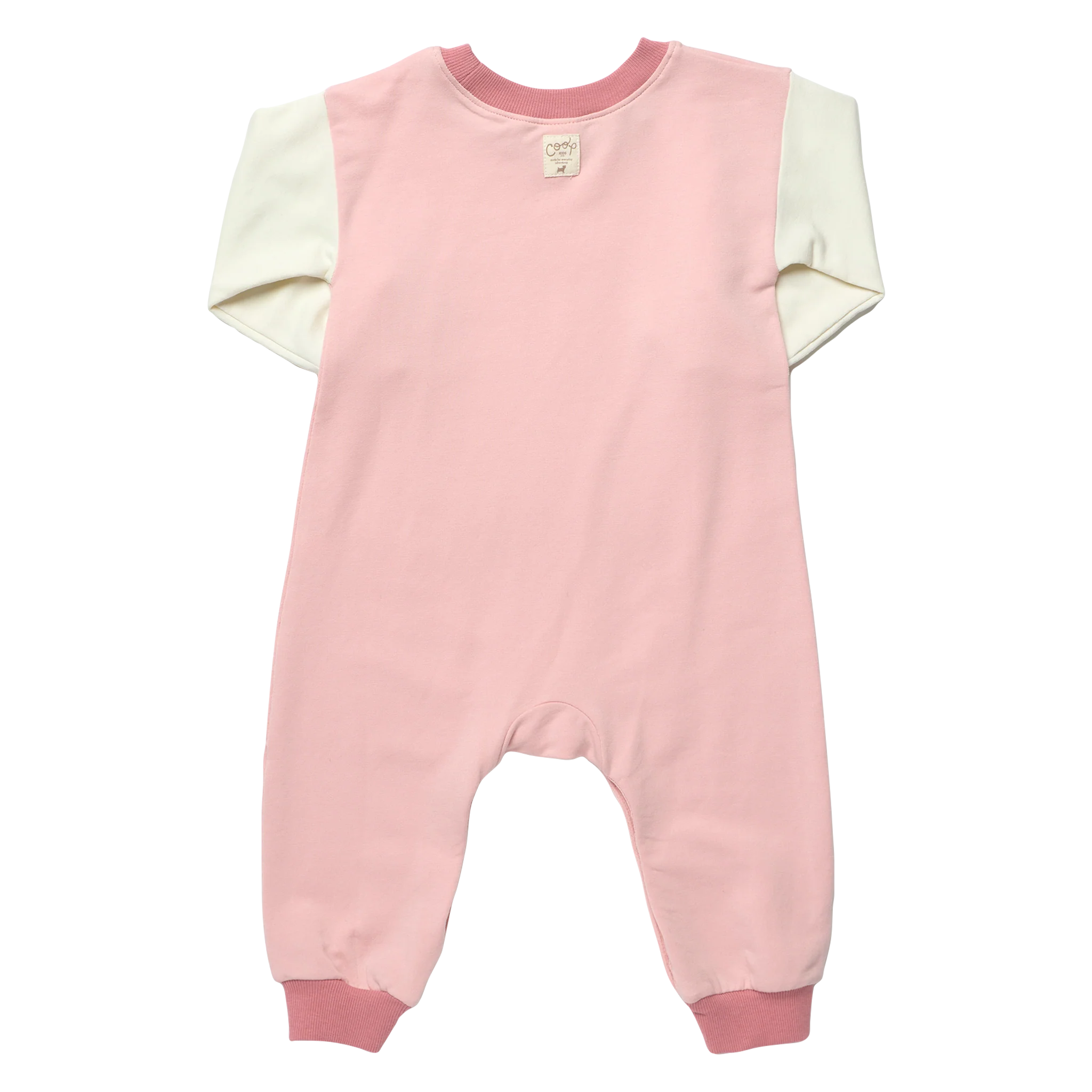 Baby Runaround Jumpsuit- Pink Colorblock