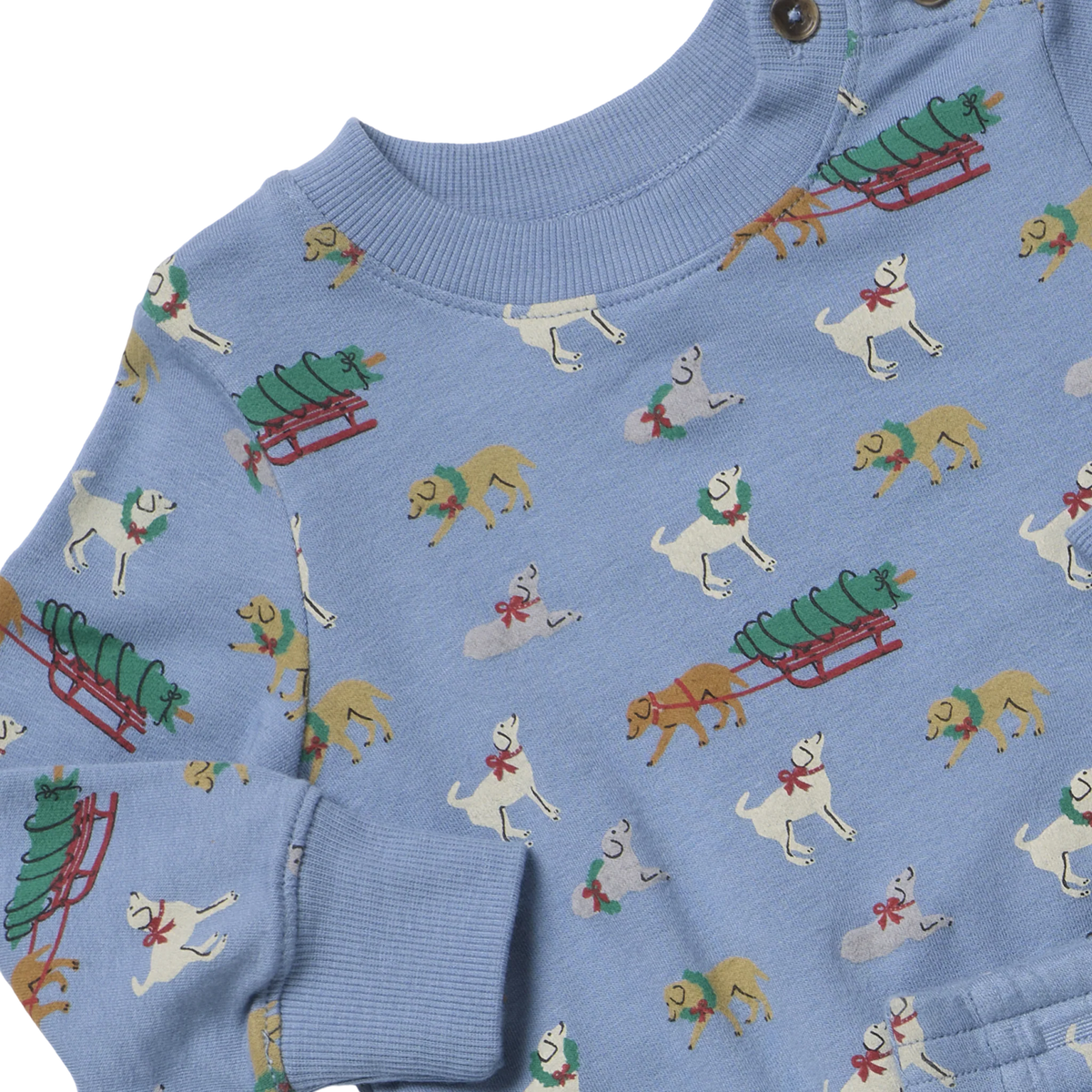 Baby Jax Jogger Set- Holiday Labs