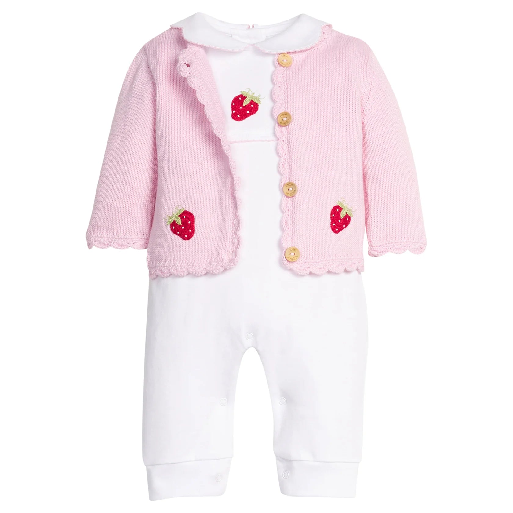 Strawberry Crochet Cardigan