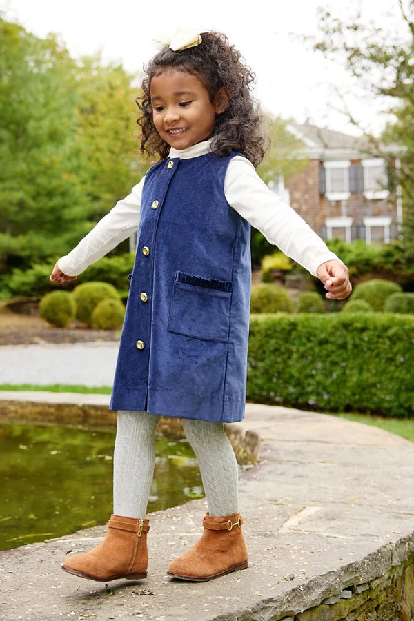 Jill Jumper- Nantucket Navy Velveteen