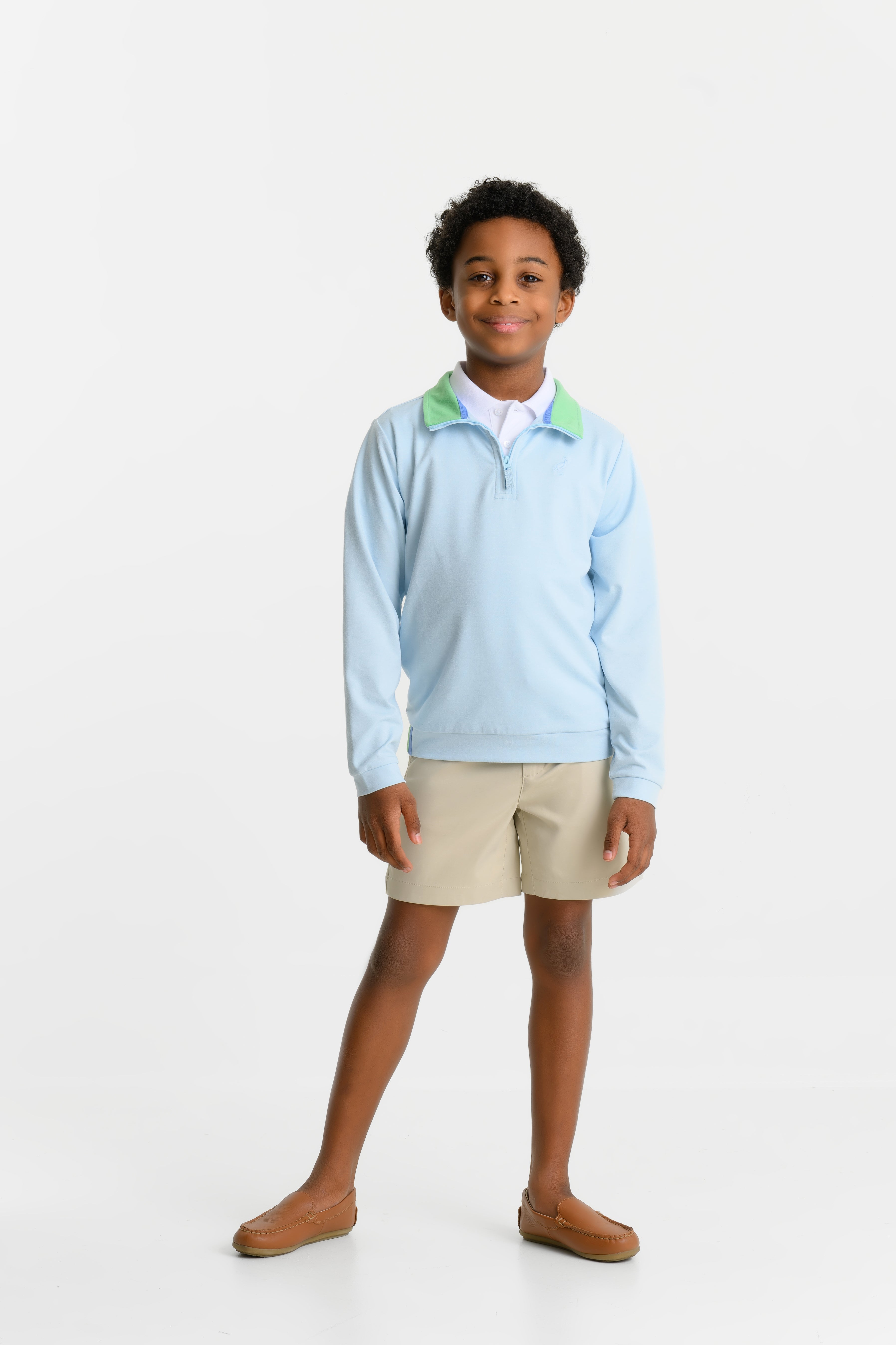 Prepletic™ Hayword Half-Zip - Buckhead Blue