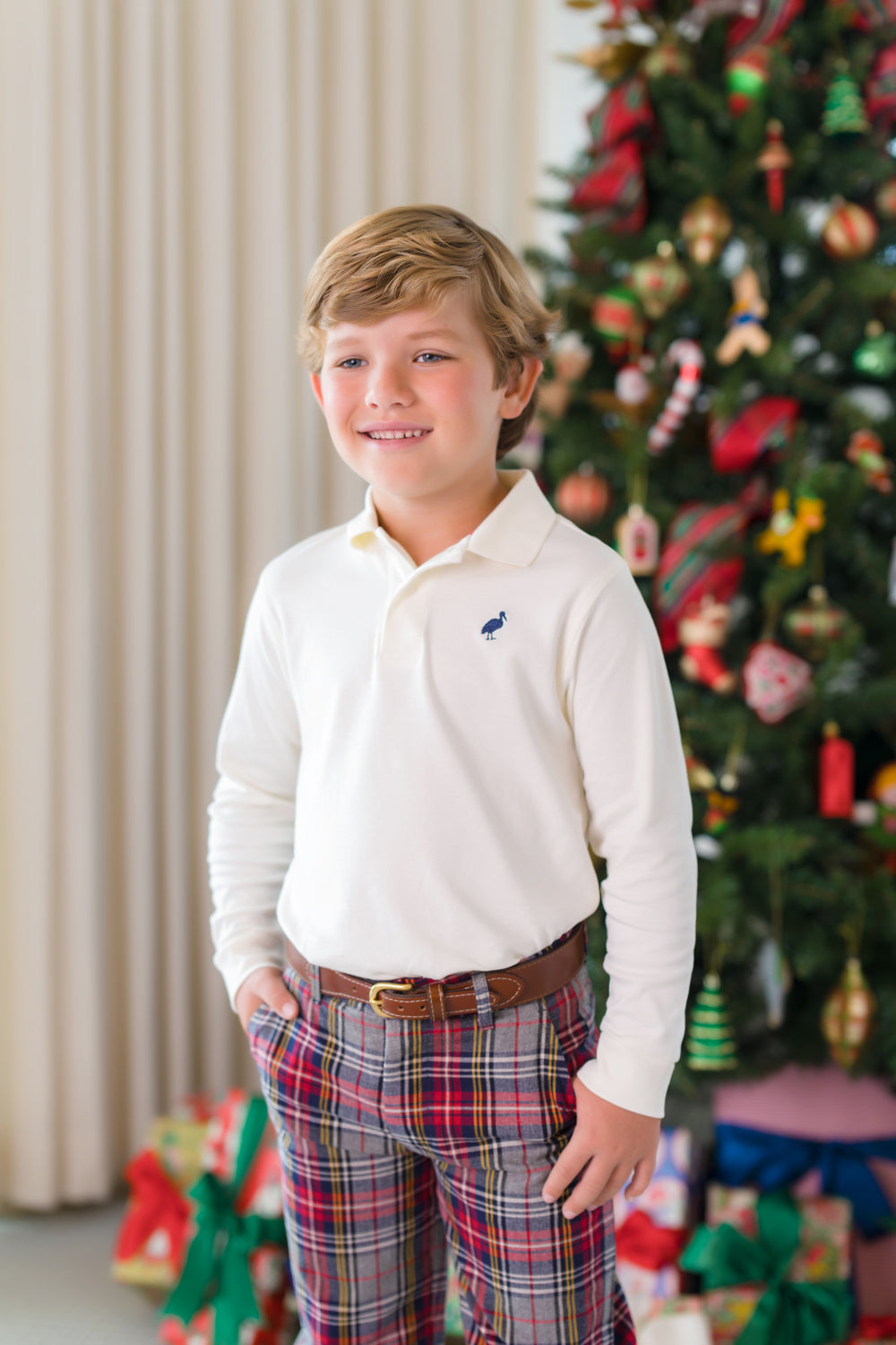 Prep School Pants (Flannel) - Park Lane Plaid