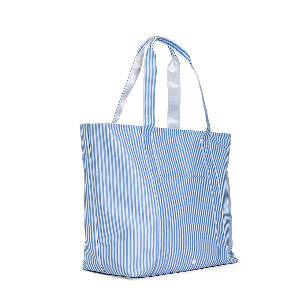 Jumbo Tote- XL Pimlico Chambray Stripe