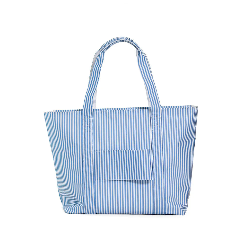 Jumbo Tote- XL Pimlico Chambray Stripe