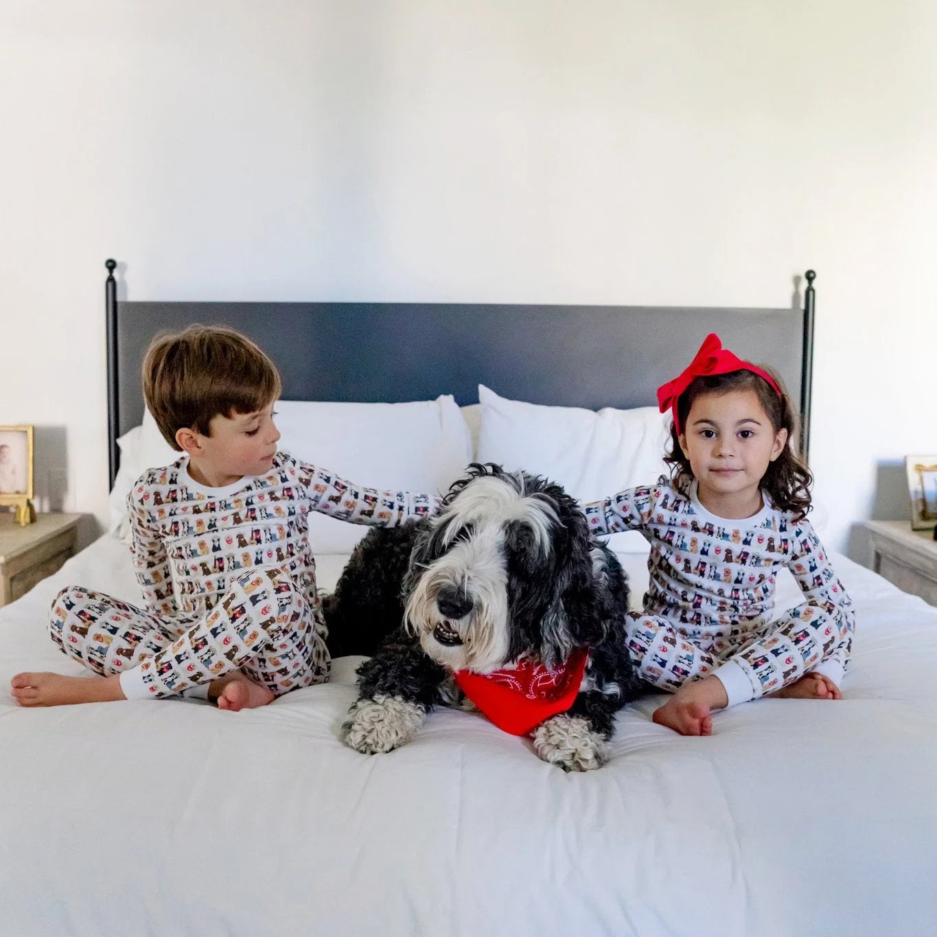Grayson Pajama Pant Set - Western Pups