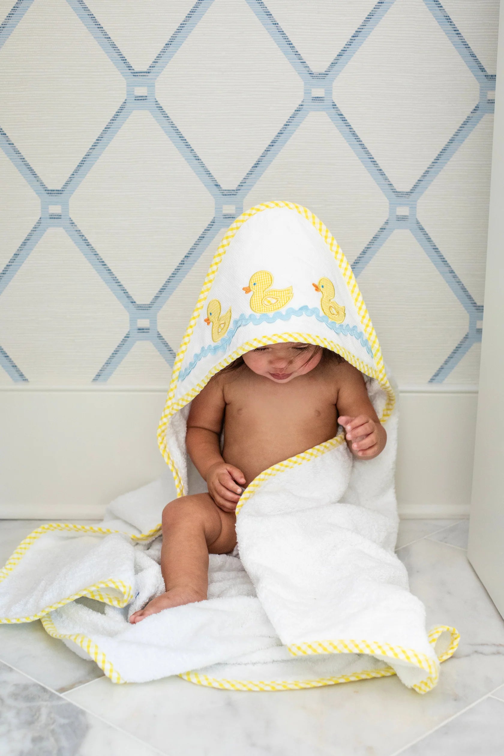 Duck Baby Hooded Towel & Washcloth Set
