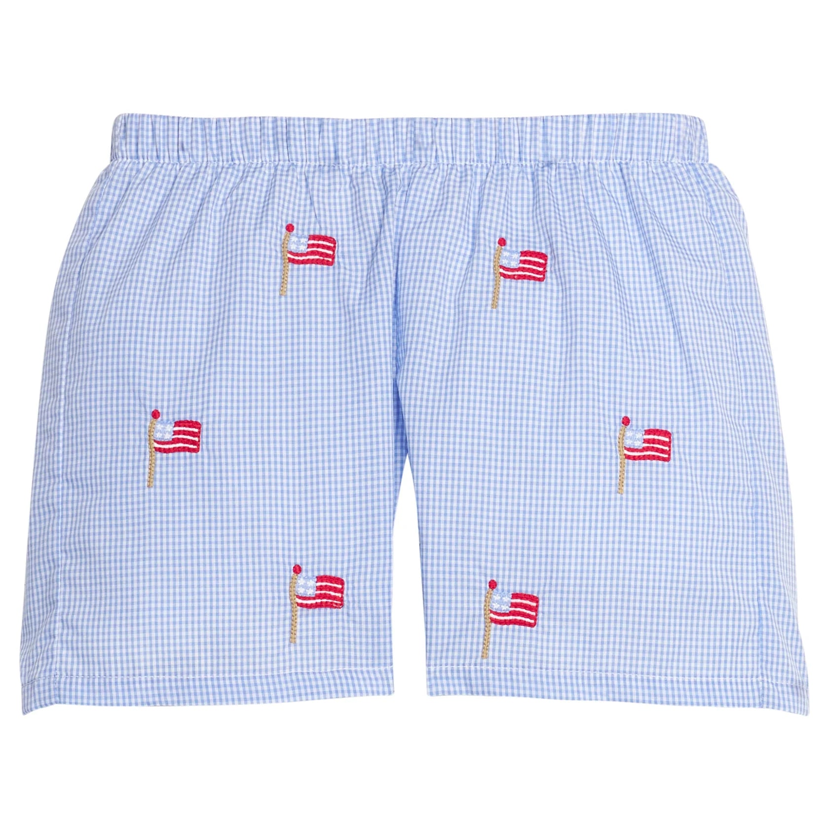 Embroidered Basic Short- Flag