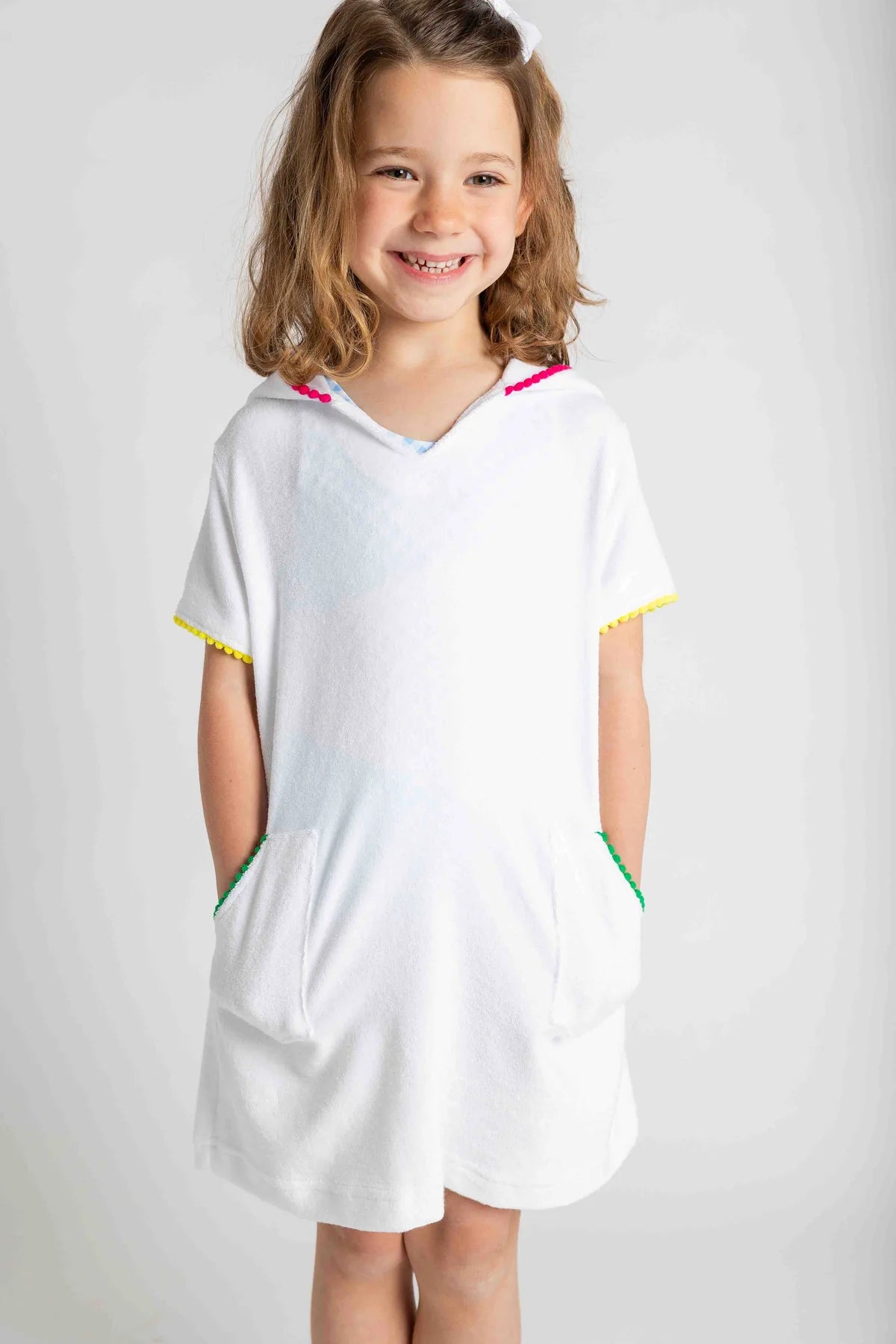 Terry Coverup With Pom Poms