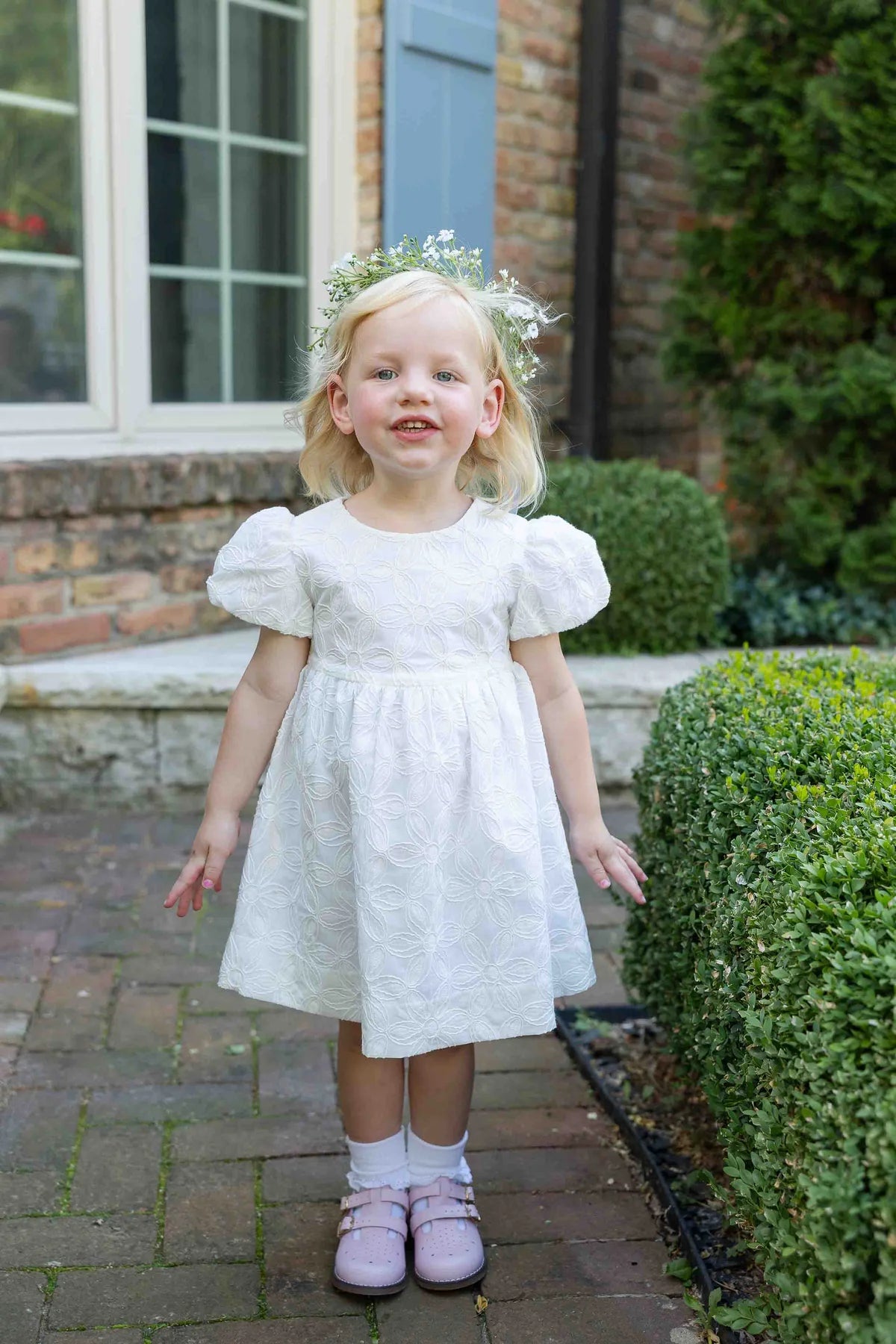 Embroidered Floral Dress