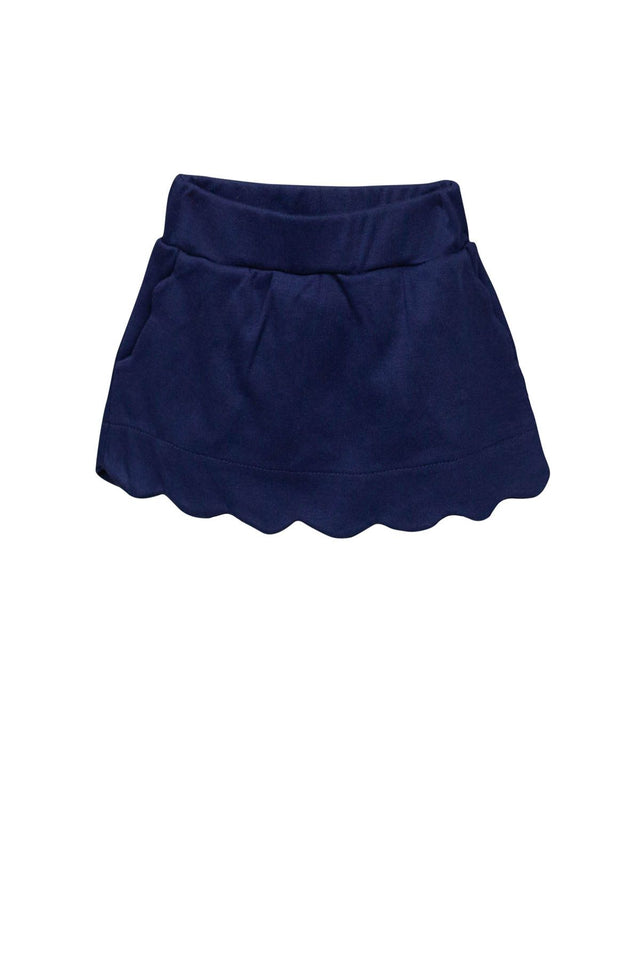 Sophie Scallop Skirt - Navy