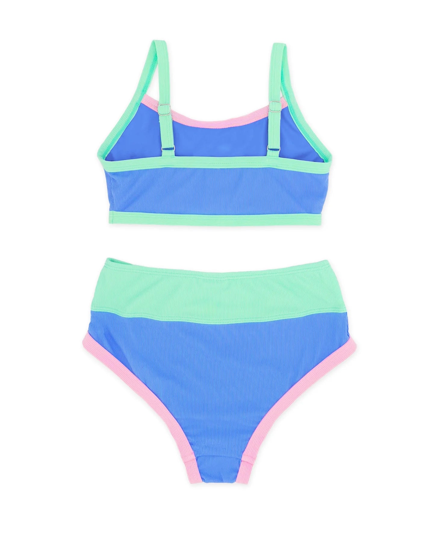 Retro Ringer Bikini - Blue Jay