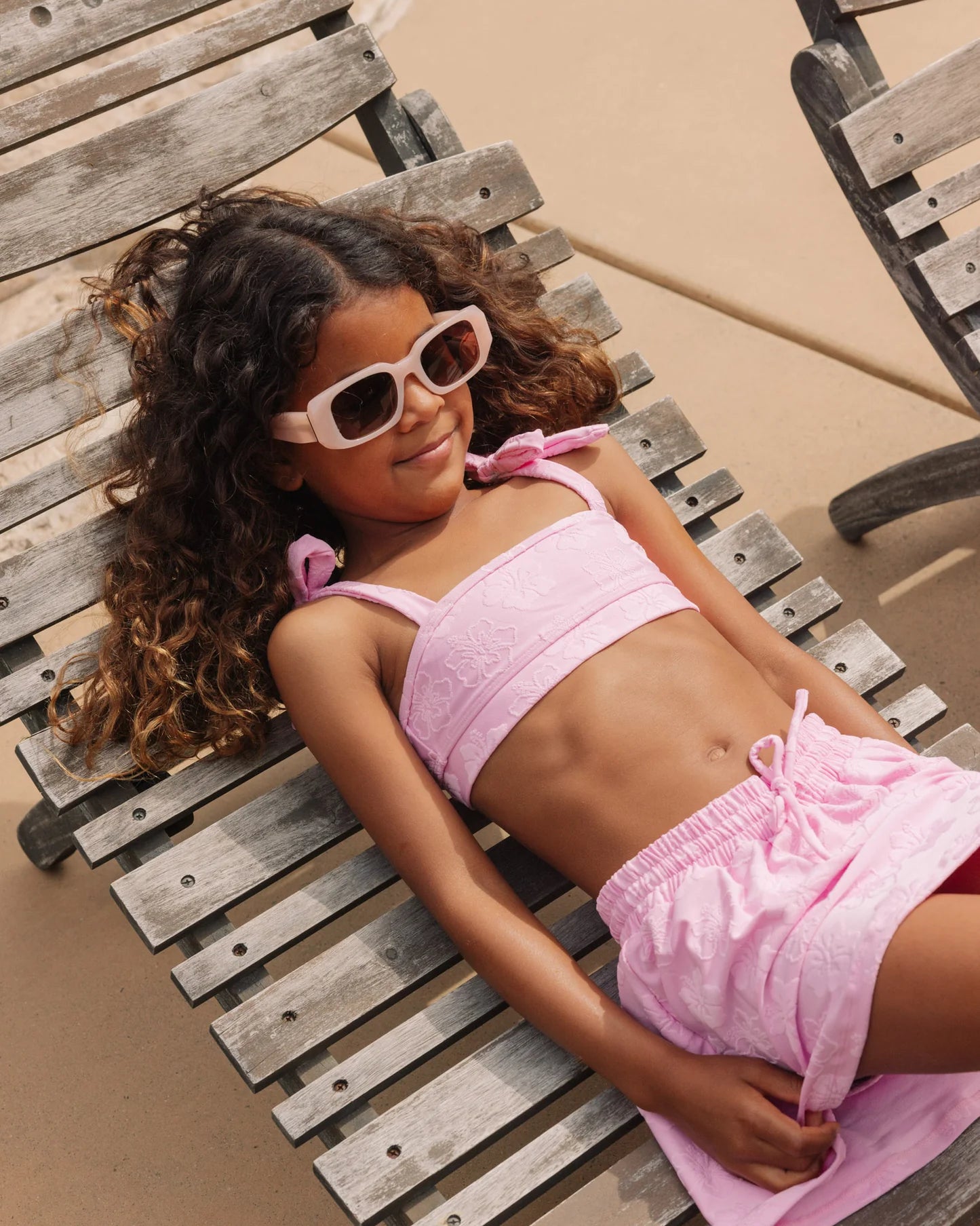 Seas The Day Skirt - Pop Pink